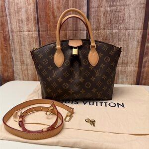 Louis Vuitton Boetie Brown Monogram Handbag